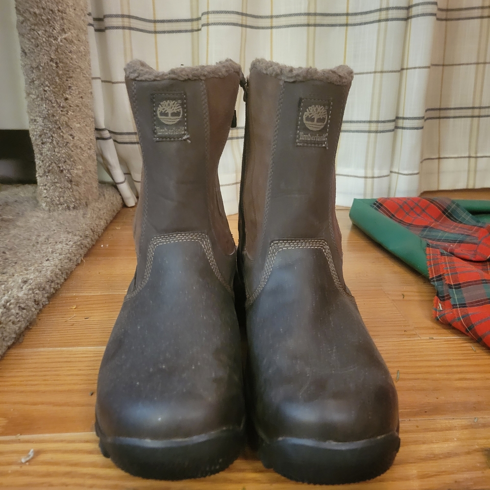 Timberland Dark Brown Leather Boots